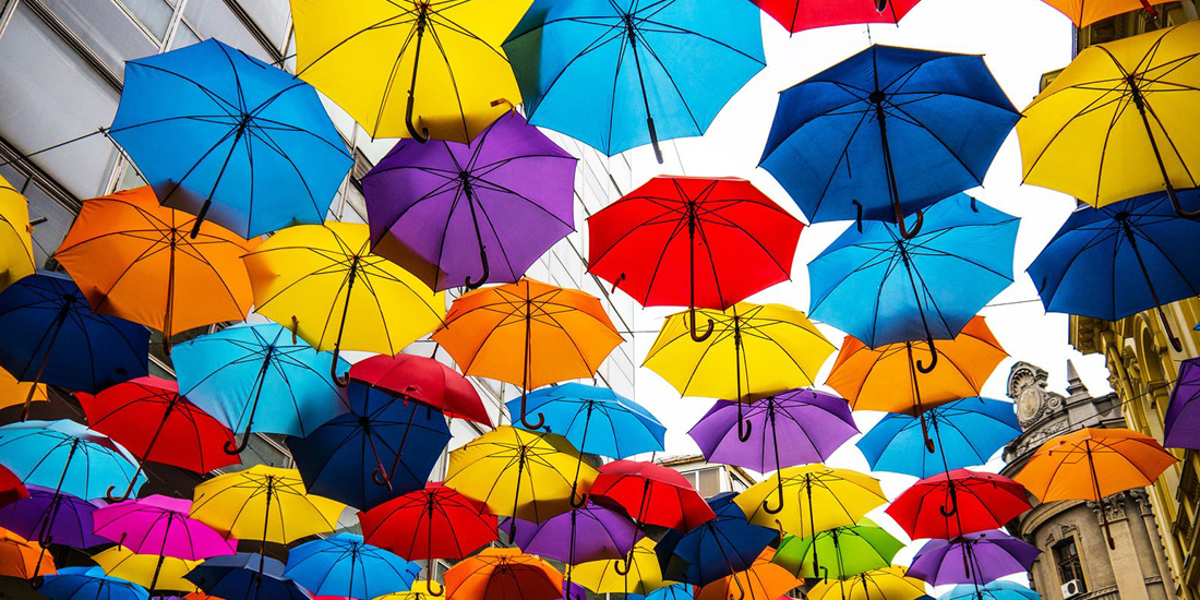 Dubai Umbrella Street